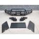 Black Steel 4x4 Bumper Front TOYOTA Bull Bar For LC100 Compatible Winch