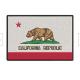 California Republic Flag Embroidered Iron On Patch Twill Fabric Merrow Border