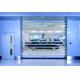 Transparent High Speed Spiral Door With Safety Efficiency Fast Aluminum Rolling Shutter