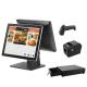 15.6 Dual Screen Cashier Desktop Self Service Kiosk POS Machine for Retail Shop