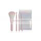 4pcs Pink Color Soft  Mass Level Makeup Brushes Facial Set Gift Occasion