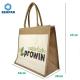 Fashionable Shopping Cotton Cloth Linen Jute Burlap Tote Bag