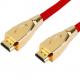 High Speed HDMI Cable with Gold Connector, Metal Connector, Double color Connector