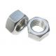 Large Diameter Steel Hex Nuts , Iron Oxide Hex Screw Nut Chinese Standard White