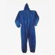 White, Blue SBPP / SMS / PP / PE Protection Gown With Long Sleeve, Prepositive Zipper WL6020