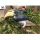 Birds Artificial Statues Animatronic Animals For Decoration / Handmade And Assembling