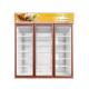 Large Space Transparent Glass Door Drink Refrigerator For Product Refrigerated