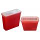 Safety Medical Sharp Containers For Needles , Surgical Waste Syringe Disposal Box