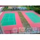 All Weather Acrylic Sports Flooring Tennis Court Covering For High School / College