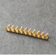 Copper And Brass U Terminal Connector  Stamping Molding SGS ROHS Approved