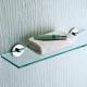 Glass Sus304 Bathroom Accessories Shelves Durable Polished