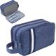 Navy Blue Water-resistant Toiletry Organizer Dopp Kit Travel Bag for Traveling Accessories Toiletries