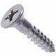 Phillips Drive 316 Stainless Steel Wood Screws Partial Thread Bright Finish # 10 X 1 - 1/2 