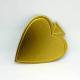 Sweet heart Golden cake boards with handle