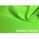 Dyed Knit Circular Polyester Satin Fabric , Bright Green Polyester Crepe Fabric