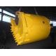 Height 1200mm Diameter 1200mm Rock Drilling Bucket For Foundation Piling