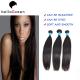 Beauty Salon 6a Remy Natural Black Straight Hair Weft can be dyed and bleached