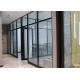SGS Soundproof Office Glass Partition Walls Smallest Seamless Effect