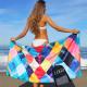 Quick Dry Custom Beach Towel Sublimation Sandless Digital Printed