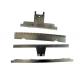 Serrated Zig Zag Blade , Packaging Machine Blades High Cutting Efficiency