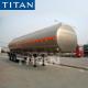 TITAN aluminum monoblock fuel oil tanker semi trailer for sale
