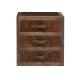 Top Grain Genuine Leather Steamer Trunk Bedside Table , Living Room Trunk Coffee Table Old Finish