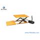 1000kg Ultra Low Profile Lift Table Cart Electric Yellow Pit Free