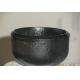 SCH10 Galvanized Carbon Steel Pipe Cap  Sandblasting Black Paint  SCH20 SCH30 SCH40