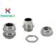 Dustproof G3/4 Customized IP68 Watertight Cable Gland G Thread SS316L / 304