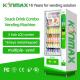 180pcs  Micron Snacks And Drinks Vending Machine for supermarket