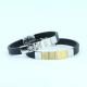 Factory Direct Stainless Steel High Quality Silicone Bracelet Bangle LBI105