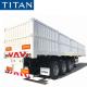China side wall semi trailer with high sideboard for sale in Nigeria