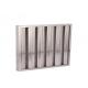 Stainless Steel Commercial Kitchen Hood Filters Heavy Duty Polished Surface