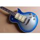 Custom shop Ace frehley signature 3 pickups Blue Burst Silver Sparkle Mahogany Body LP Electric Guitar
