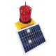 Anti Aging Solar Powered Aircraft Warning Lights High Intelligence