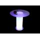 Plastic Round LED Illuminated Table Customized Different Shapes And Size