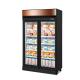 Upright Display Refrigerator Meat Freezer Display Showcase