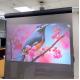 Convinent Self adhesive 500/1 transparent projection screen film Roll for Promotion