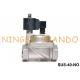 1.5'' 2 Way NO Piston Operated Solenoid Valve Stainless Steel 24V 220V