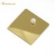 Titanium Gold Cold Rolled 201 Stainless Steel Sheet 1219*2438 Flat Shape