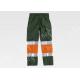 Workers Reflective Orange Hi Vis Trousers / Fashion Mens Safety Work Pants 