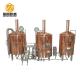 Three Vessles Beer Brewing Kit 2000L Brewhouse With 8 Units Of Fermenters