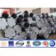 11M Class 3 S500MC Galvanized Steel Pole For Electrical Power Transmission Line