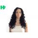 Women Curly Long Synthetic Wigs 8inch - 30inch Dark Brown Customized