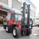 Industrial 5T Diesel Powered Forklift , Off Road Rough Terrain Fork Truck