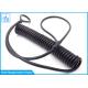 Black Extension Spring Safety Cable Steel Coil Tool Lanyard Hanging Rope