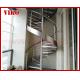 Spiral StaircaseVH28S  Spiral Stainless Steel Stair Tread 304 Stainless Steel Curved Glass Handrail 304 Stainless Steel