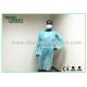 Splash Resistance Medical Isolation Gown For Disposable Use  With Elastic Wrist