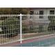 1m Height Double Circle Fence / Welded Wire Mesh Garden Fence Galvanised