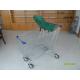 210L Grocery Shopping Carts of GS / ROSH Supermarket Cart With Baby Capsule